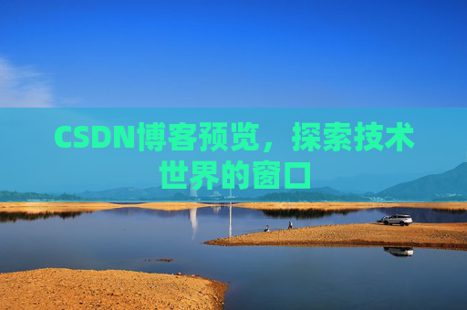 CSDN博客预览，探索技术世界的窗口